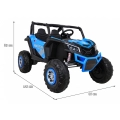 Duży Buggy dla dzieci UTV - MX Niebieski  xmx-613